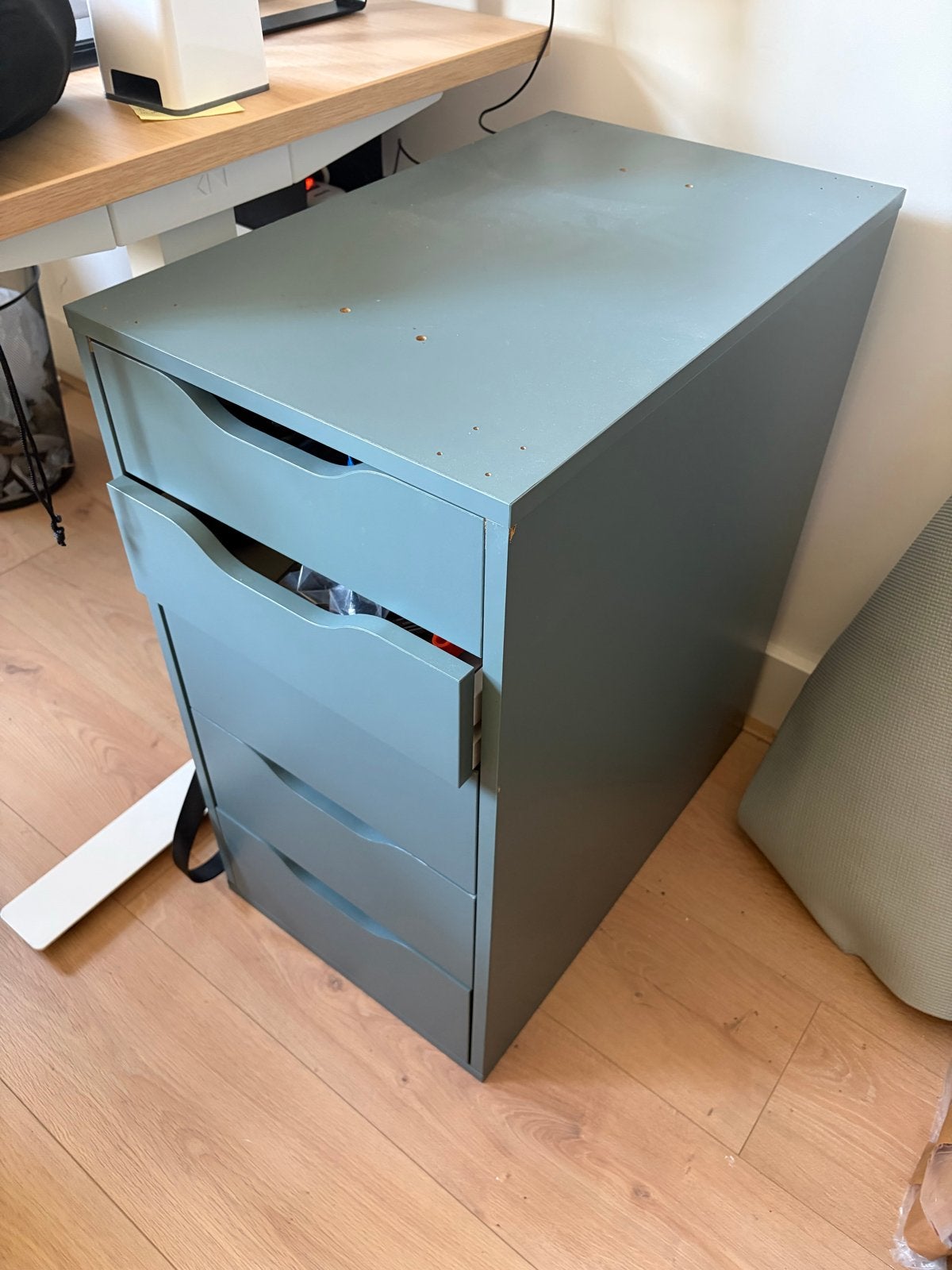 IKEA ALEX Ladekast - Blauw, Ophalen, Minder dan 50 cm, Gebruikt, 5 laden of meer