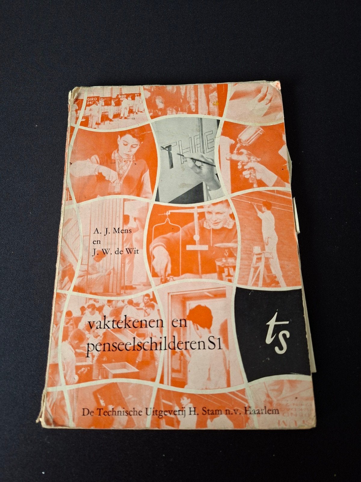 Vaktekenen en penseelschilderen S1 - A.J. Mens & J.W. de Wit, Boeken, Ophalen of Verzenden, Gelezen, MBO, A.J. Mens en J.W. de Wit