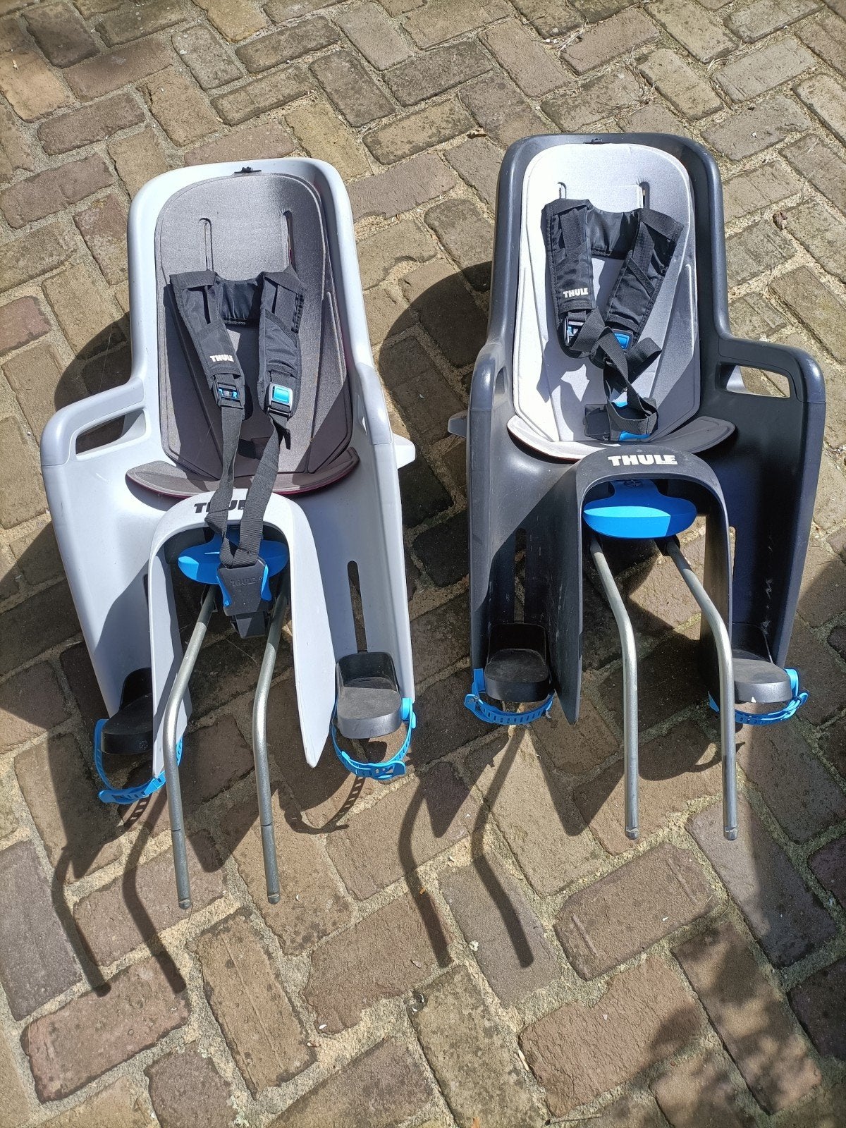 2 Thule Yep kinderzitjes fiets, Ophalen