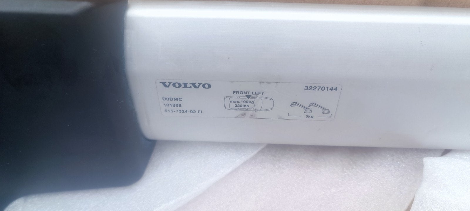 Originele Volvo XC60 (2018) dakdragers, Ophalen of Verzenden, Zo goed als nieuw