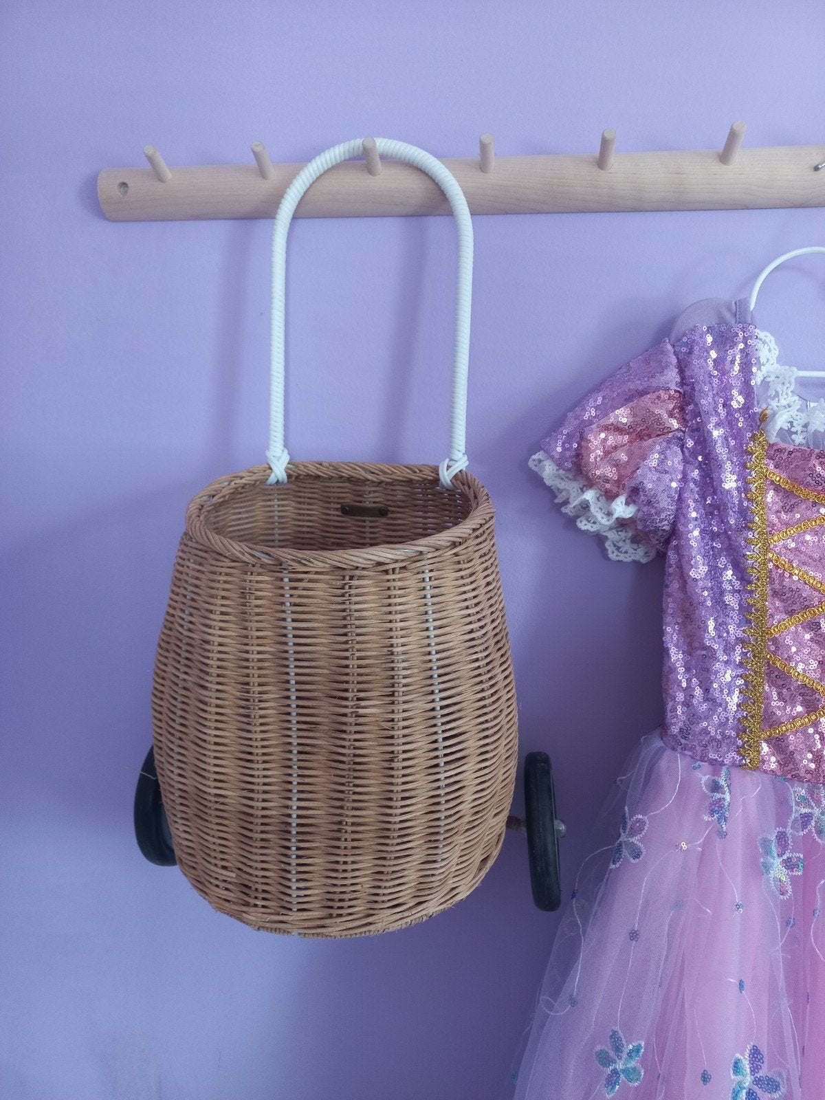Olli Ella Luggy Mandje - Rotan Trolley voor Kinderen, Ophalen, Zo goed als nieuw, Jongen of Meisje