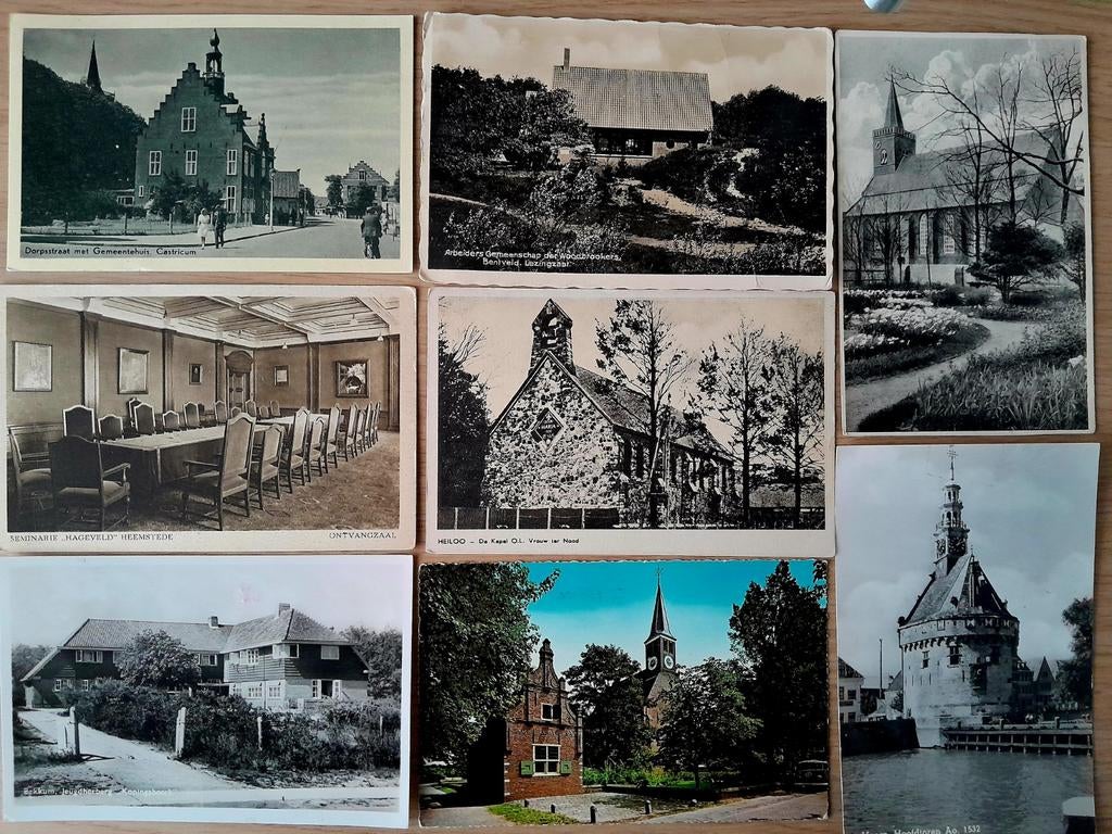 Hoorn,Heiloo, Bakkum, Casticum, Heemstede, Bentveld, Schoorl, Ophalen of Verzenden, Noord-Holland