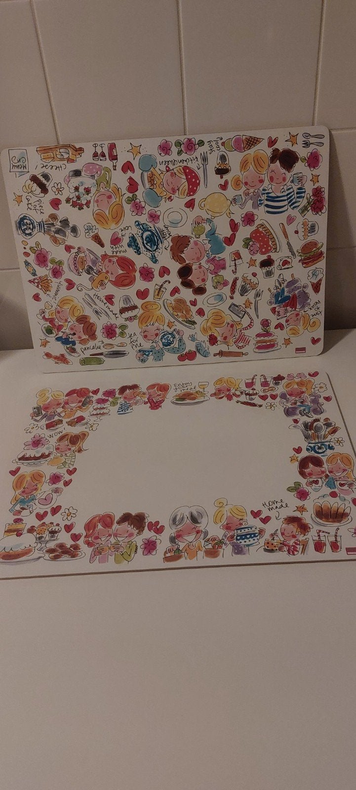 2 harde blond amsterdam placemats, Huis en Inrichting, Ophalen, Overige materialen, Overige typen, Nieuw