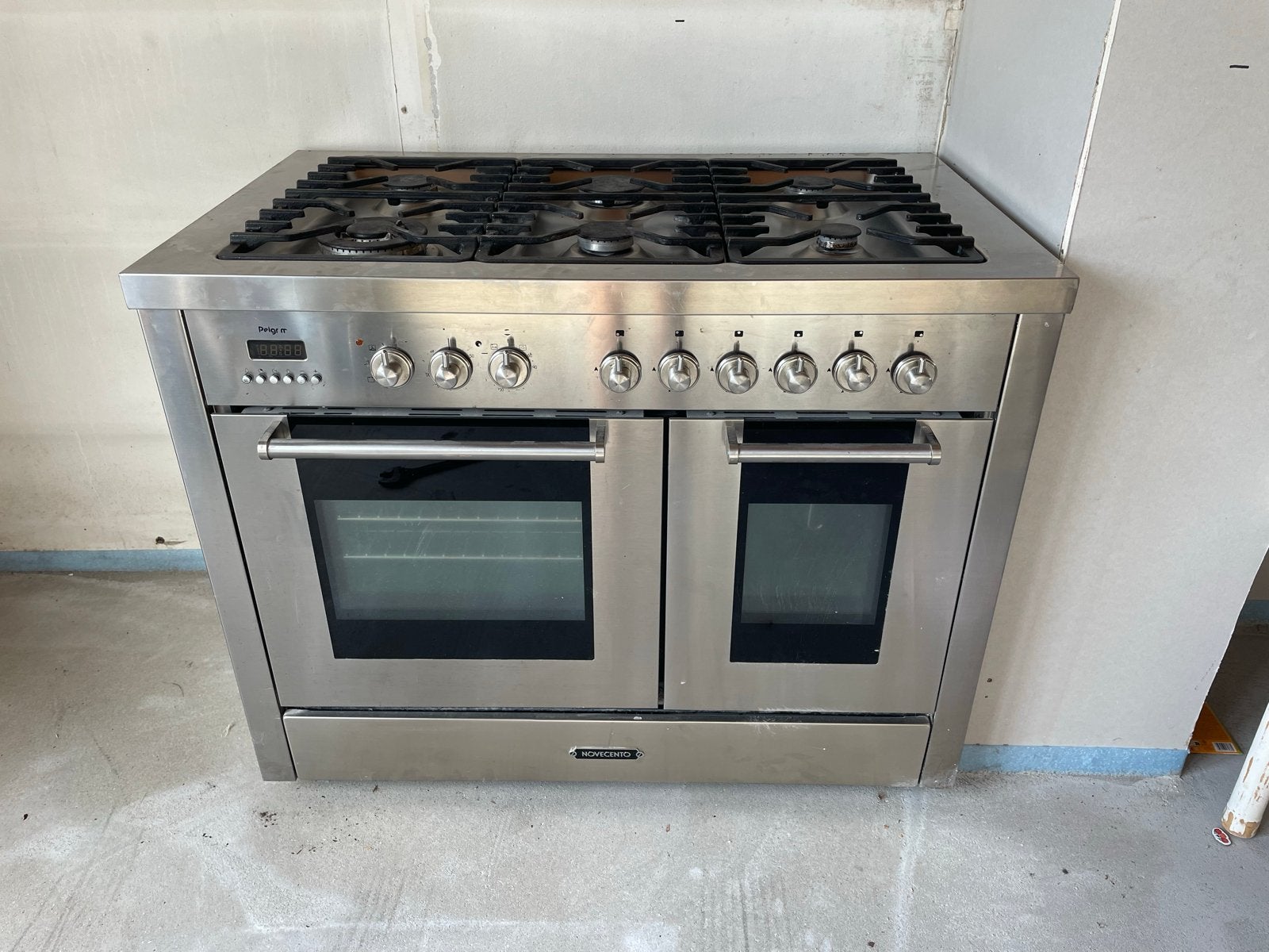 Fornuis met 6 gaspitten en 2 ovens (Novecento) - Gebruikt, Ophalen, Gebruikt, 60 cm of meer, Gas