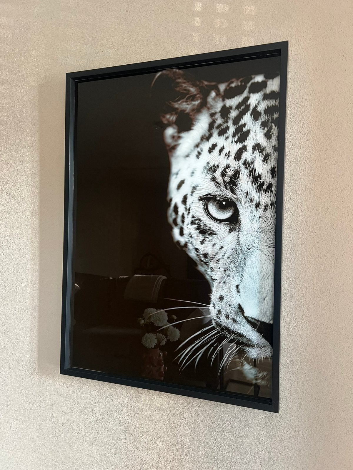 Glasschilderij, Huis en Inrichting, Woonaccessoires | Schilderijen, Tekeningen en Foto's, Ophalen, Zo goed als nieuw, Minder dan 50 cm