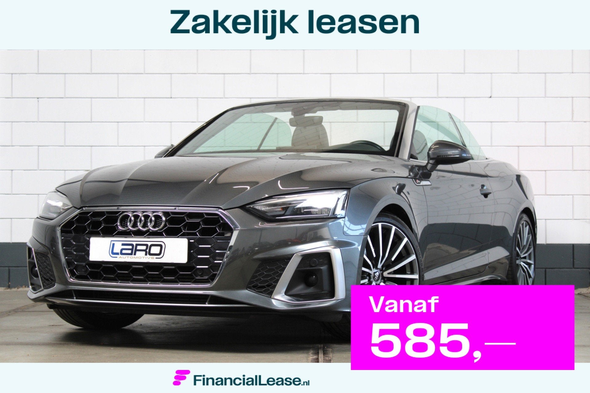 Audi A5 Cabriolet 40 TFSI 190pk 3x S Line | Facelift Virtual, Automaat, Dealer onderhouden, Gebruikt, Euro 6