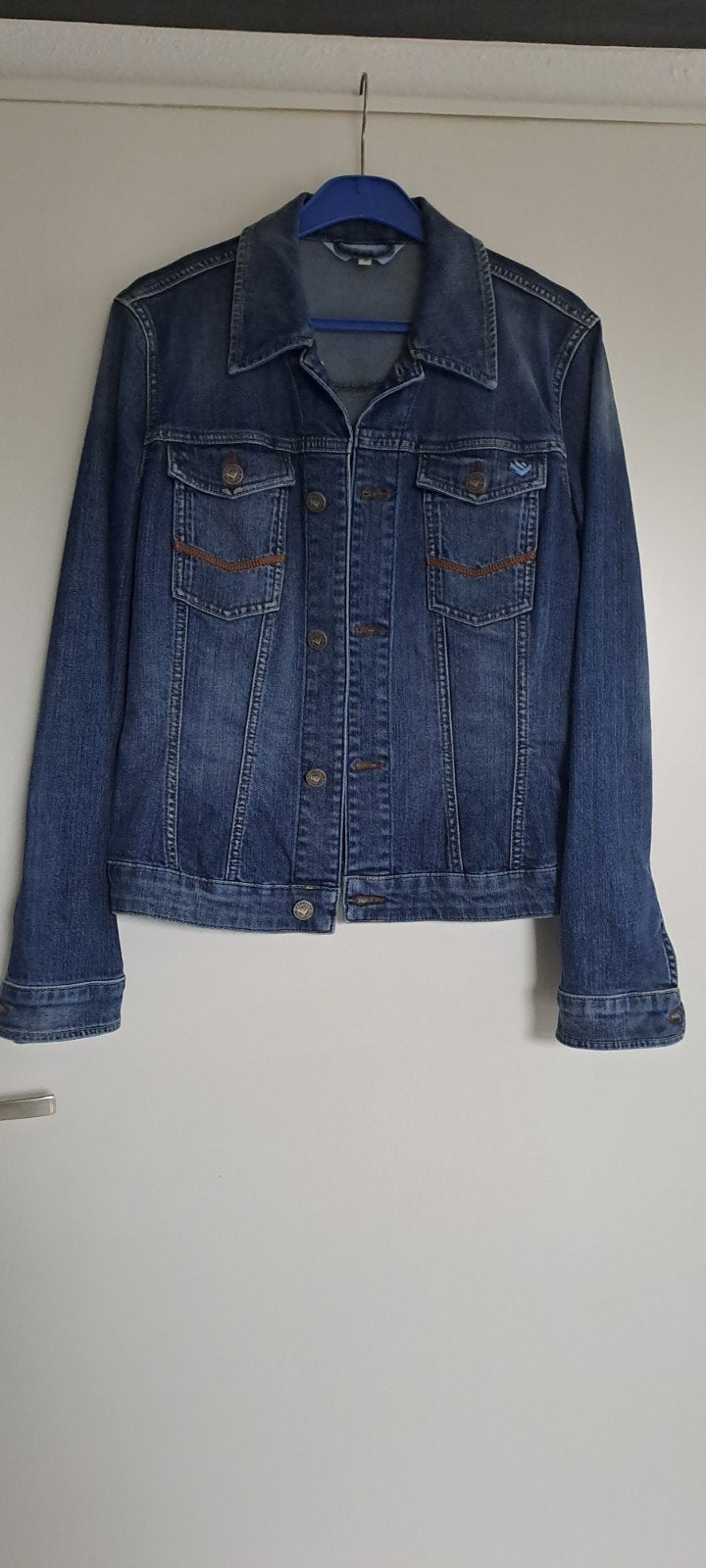Spijkerjas dames, Verzenden, Zo goed als nieuw, Maat 38/40 (M), Blauw
