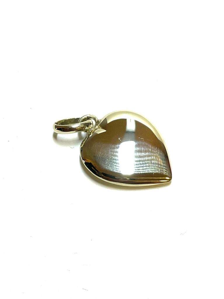 14k gouden hart hanger, Sieraden, Tassen en Uiterlijk, Kettinghangers, -, -, Ophalen of Verzenden, Zo goed als nieuw