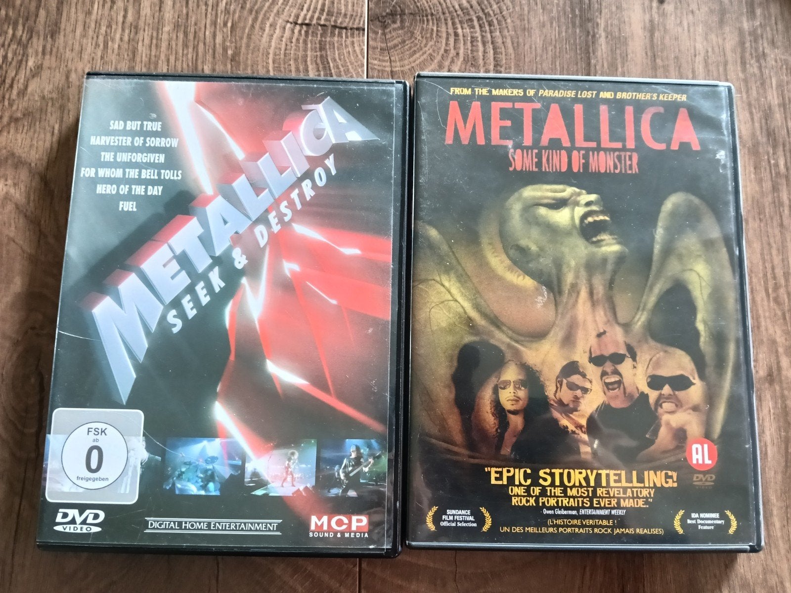 2 dvd's van Metallica, Alle leeftijden, Ophalen of Verzenden, Zo goed als nieuw
