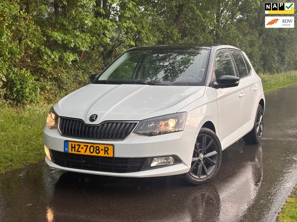 Skoda Fabia 1.2 TSI Style | Cruise + Navi Nu € 4.750,- !, Euro 6, 4 cilinders, Wit, Origineel Nederlands