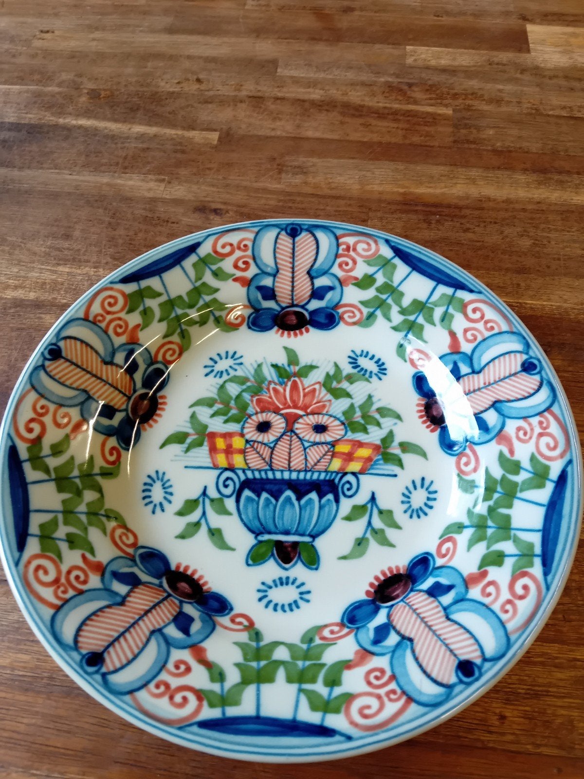 bloemenmand met uil, Ophalen of Verzenden