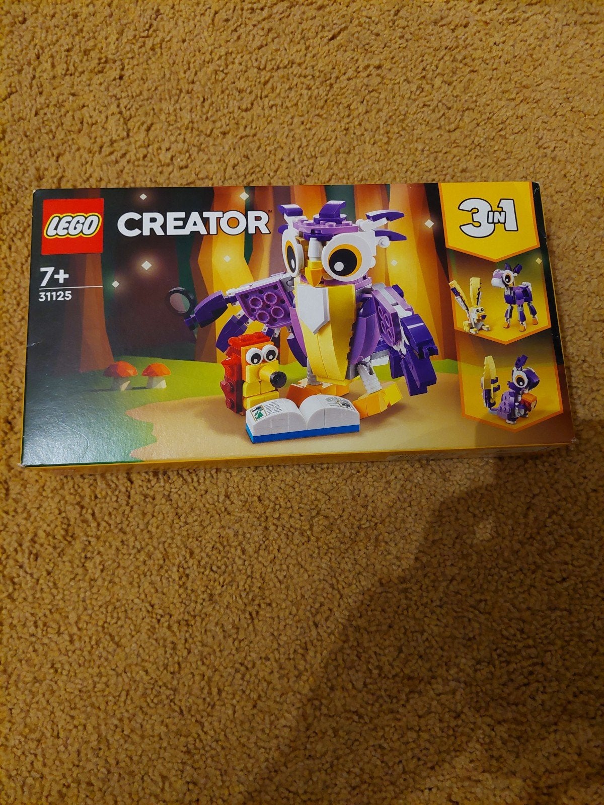 LEGO Creator 3in1 Fantasieboswezens 31125 - Nieuw in doos, Overige thema's, Lego, Ophalen of Verzenden, Complete set