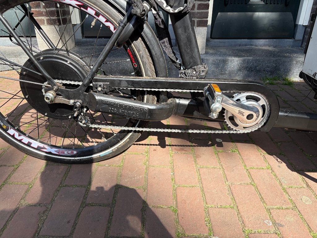 Bakfiets Elektrisch (accu defect), Fietsen en Brommers, Fietsen | Bakfietsen, Ophalen, 4 kinderen of meer, Gebruikt, Fietsfabriek