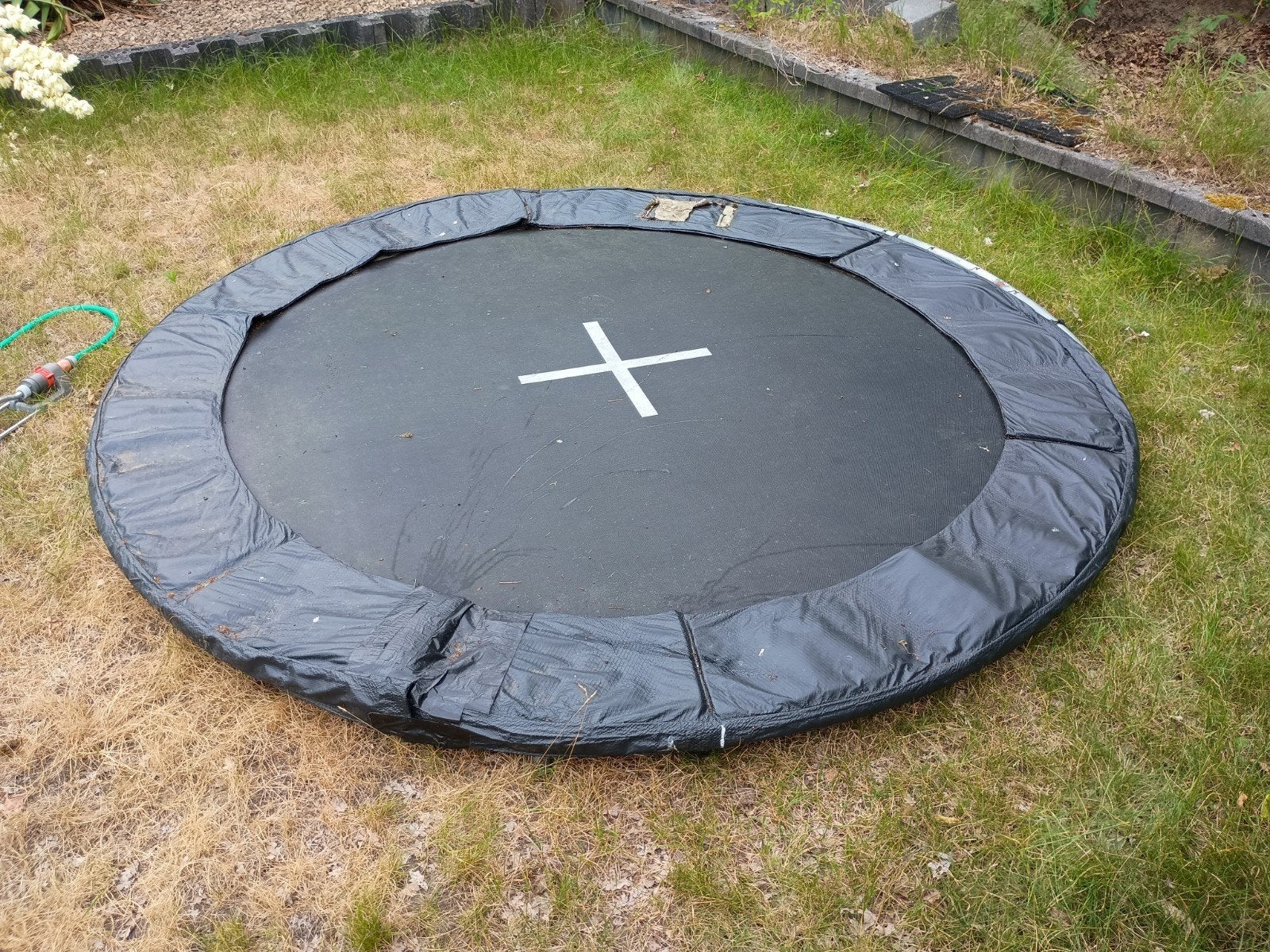 Trampoline 244cm, Ophalen, Gebruikt