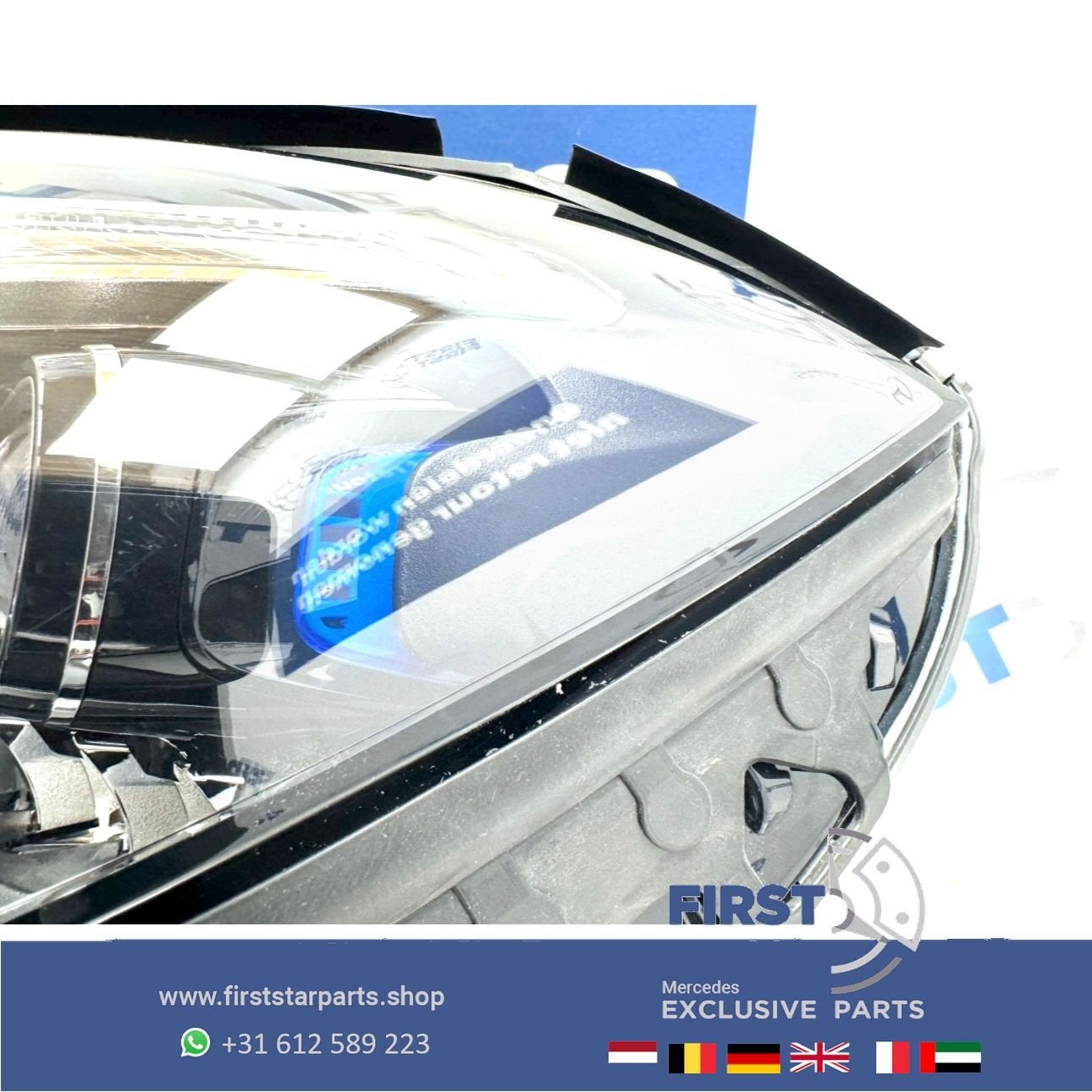 W206 S206 C klasse LED DIGITAL LIGHT KOPLAMP LINKS C63 C63s, Gebruikt, -, Verzenden, -