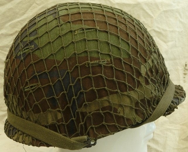 Helm, type: M53 (Troepenhelm), KL, met binnenhelm, 1978.(3), Verzamelen, Ophalen of Verzenden, Landmacht, Nederland, Helm of Baret