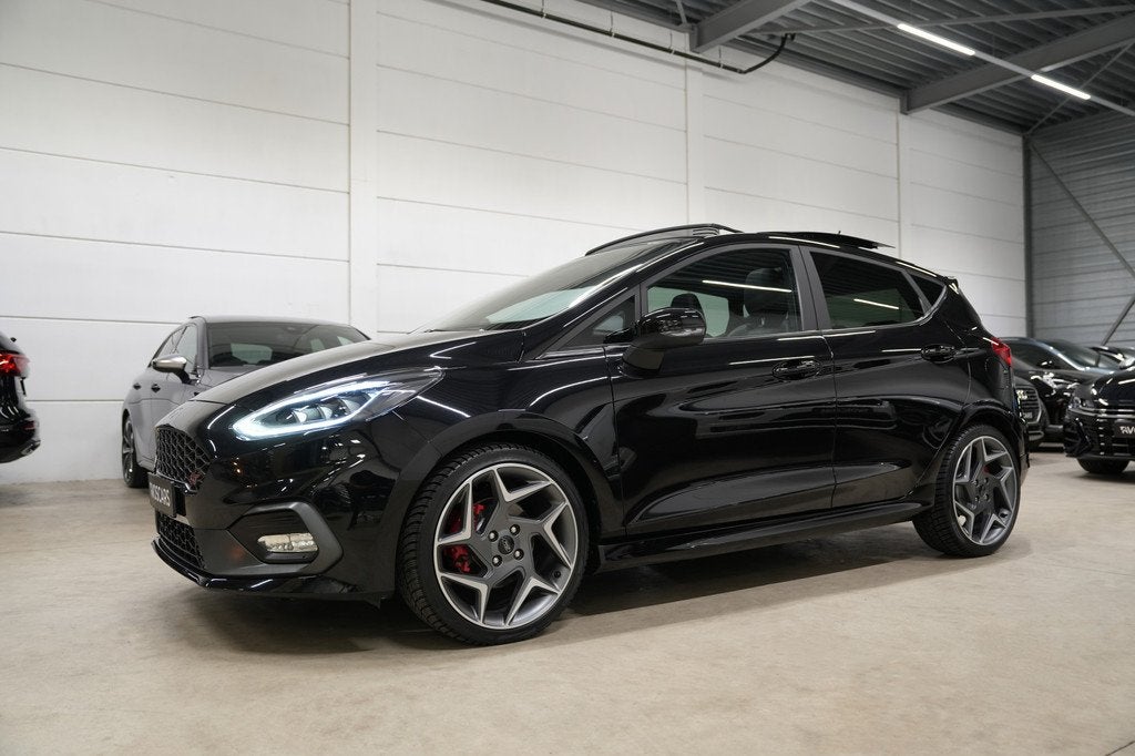 Ford Fiesta 1.5 EcoBoost ST-3 200PK * Performance - Pano - L, Auto's, Voorwielaandrijving, Met garantie (alle), Zwart, Origineel Nederlands