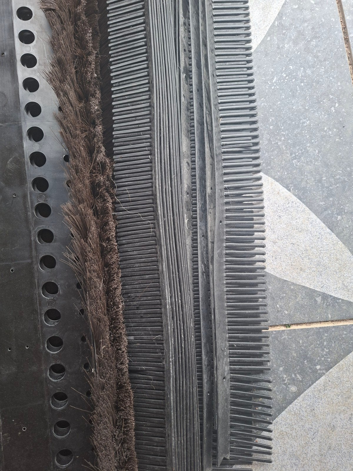 Vogelschroot 40 m kunststof 6 meter, Ophalen, Zwart, Kunststof, 15 m² of meer