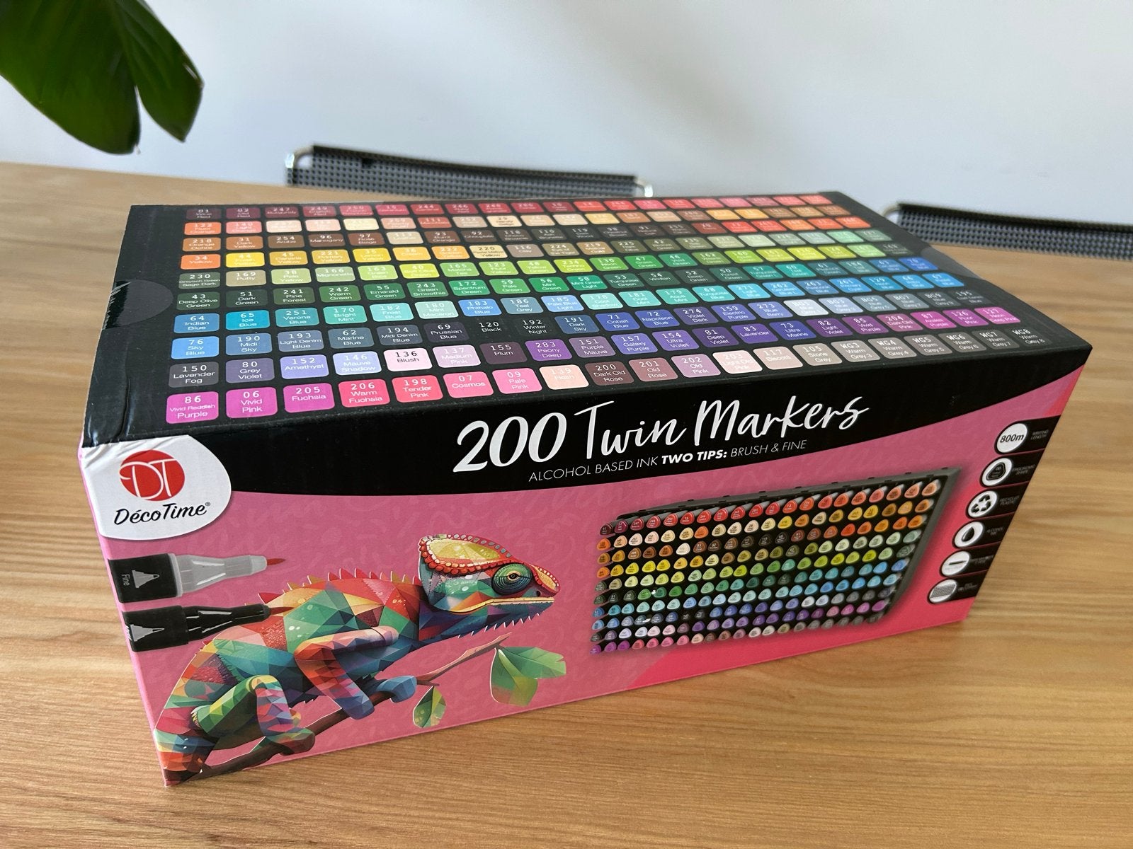 Nieuw gesealde DécoTime Twinmarkers XXL-set - 200 stuks, Ophalen of Verzenden, Nieuw, Potlood of Stift
