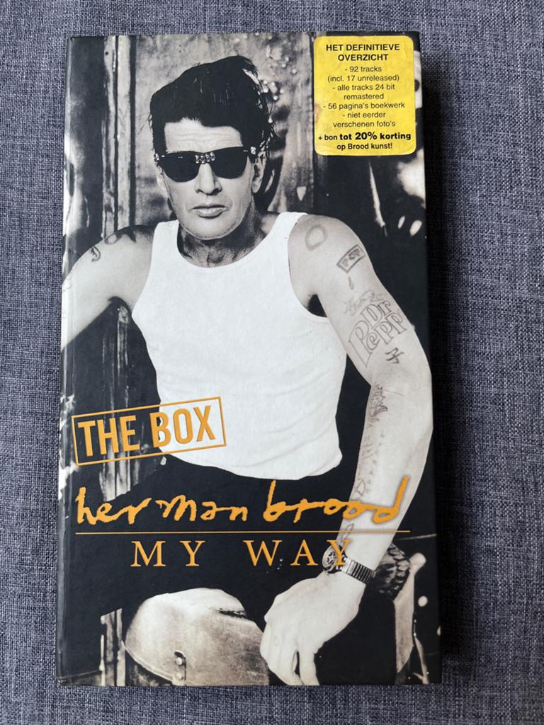 Herman Brood - My Way: The Box (4 CD's, 92 tracks, boek), Gebruikt, Alle leeftijden, Boxset, Muziek en Concerten