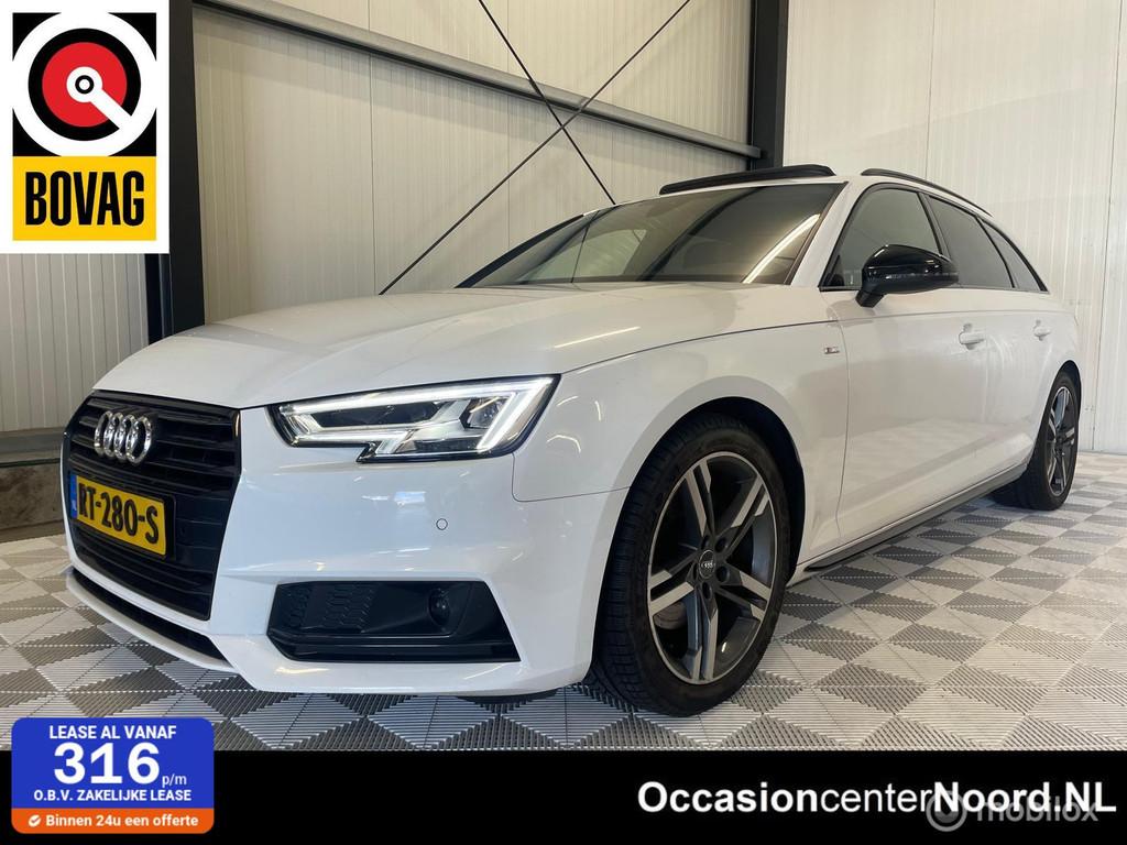 Audi A4 Avant 2.0 TFSI MHEV Sport S line black edition, Auto's, Audi, Automatische klimaatregeling, Gebruikt, 1984 cc, Wit
