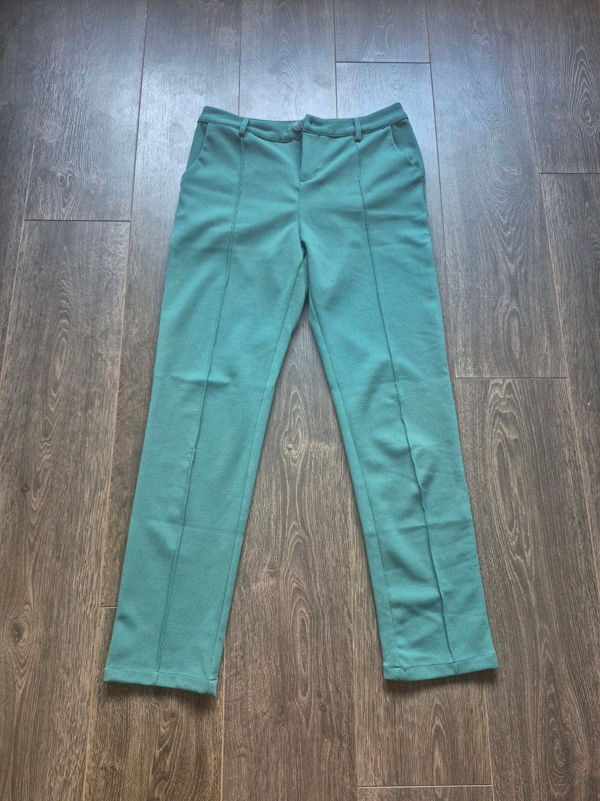 Groene broek maat L, Kleding | Dames, Broeken en Pantalons, Lofty Manner, Maat 42/44 (L), Ophalen of Verzenden, Gedragen