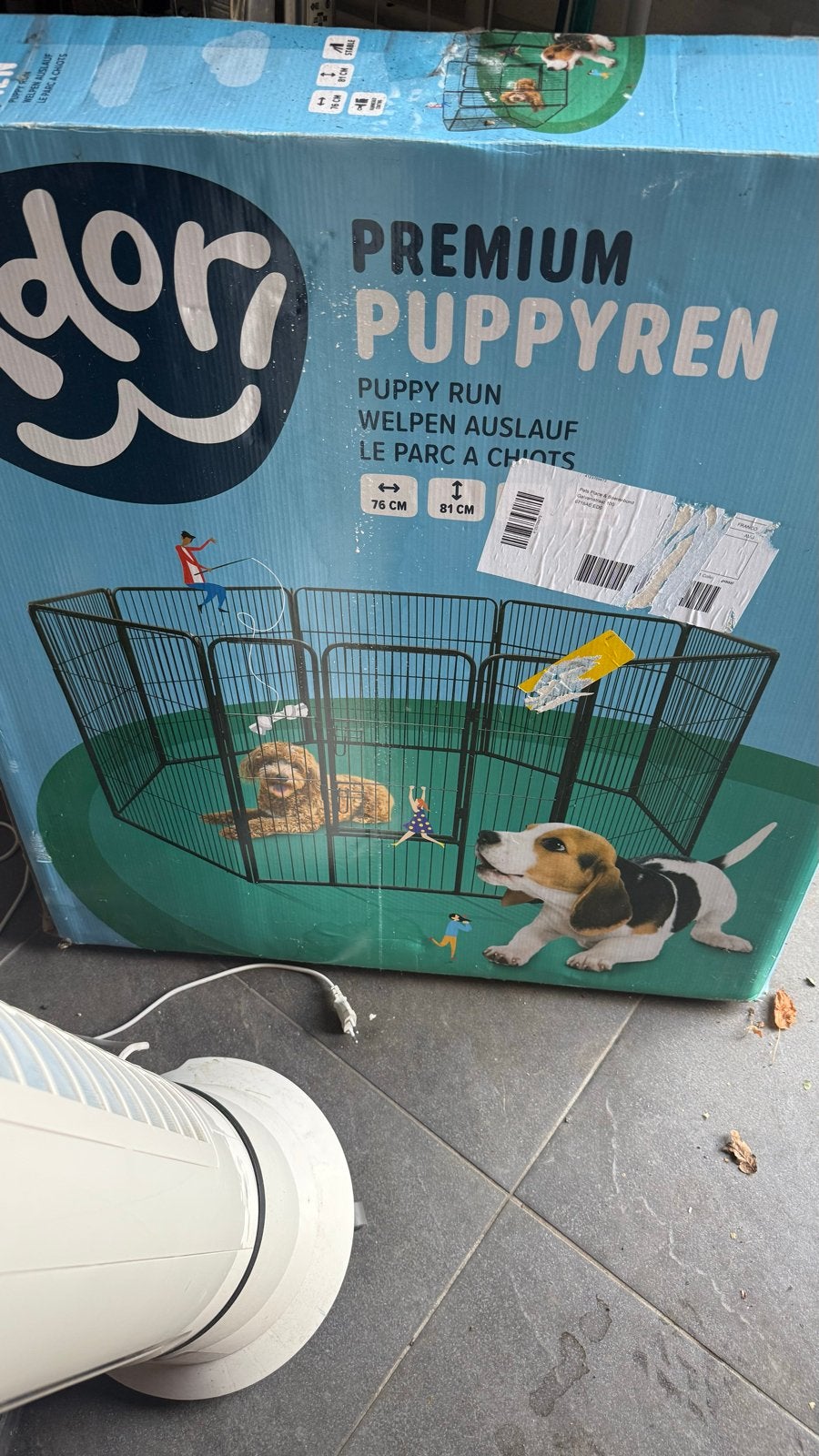 Stevige Puppyren in goede staat, Dieren en Toebehoren, Hondenbenches, Ophalen, Zo goed als nieuw