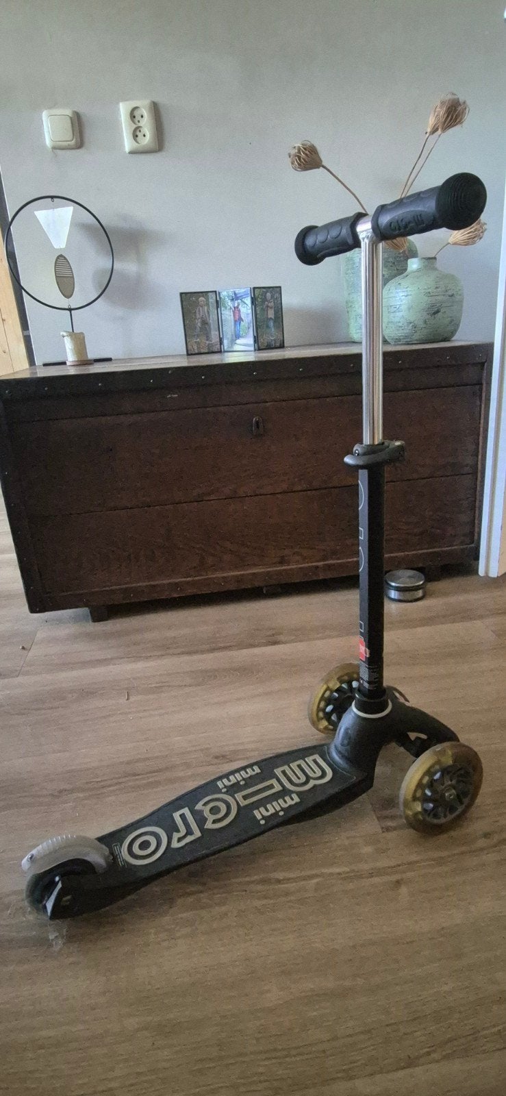 Micro Mini step - Zwart, Fietsen en Brommers, Ophalen, Gebruikt, Gewone step, Micro