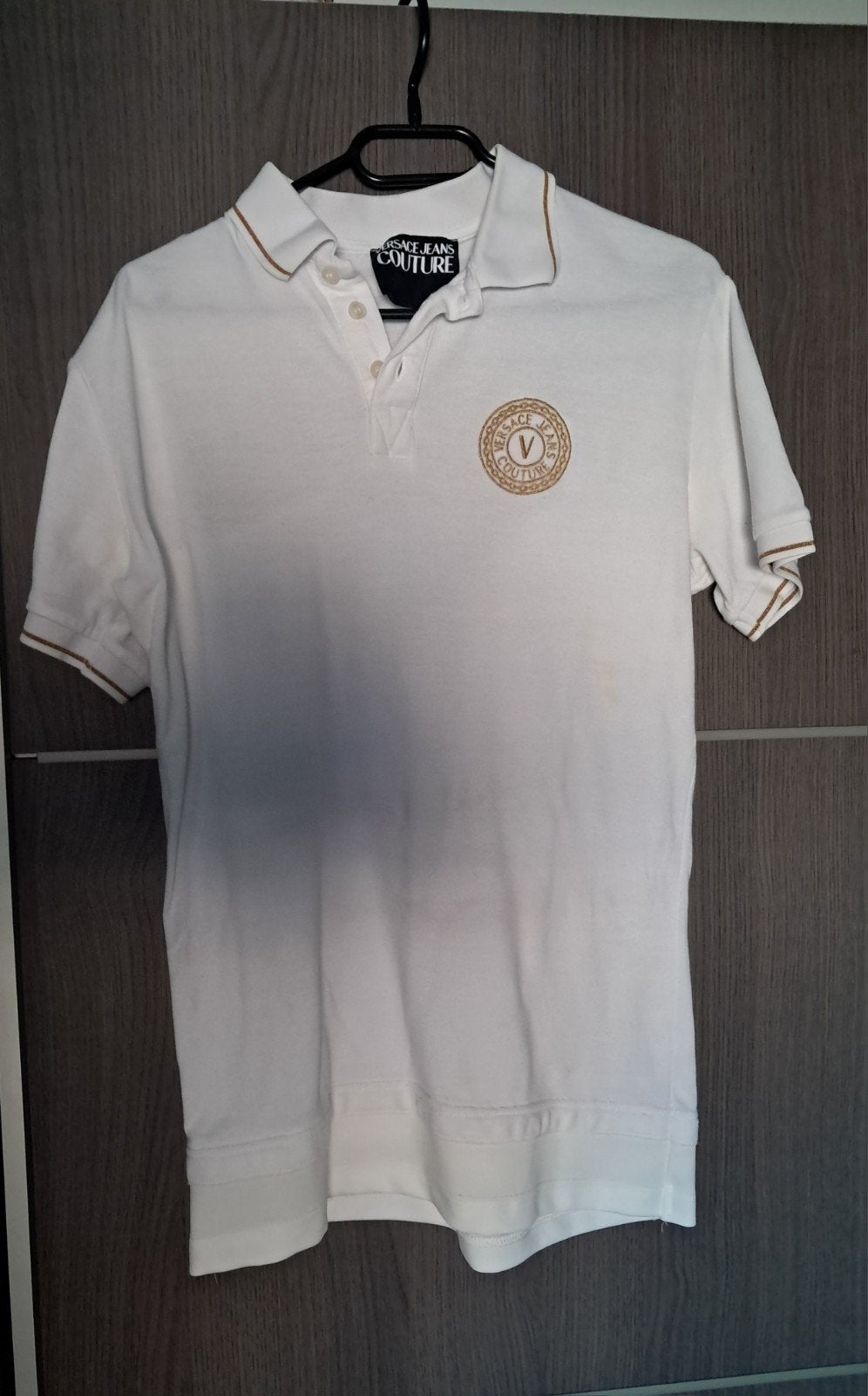 orginele versace polo, Kleding | Heren, Maat 48/50 (M), Wit, Ophalen of Verzenden, Zo goed als nieuw