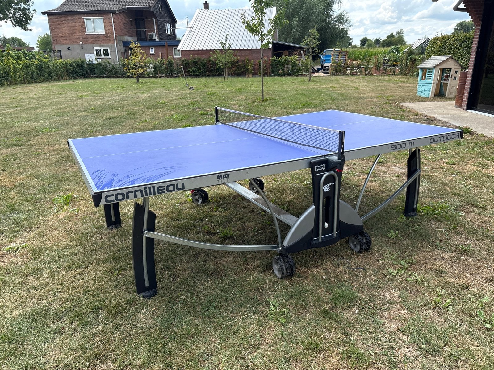 Cornilleau 500 M Outdoor Tafeltennistafel, Ophalen, Gebruikt, Tafel Outdoor, Inklapbaar