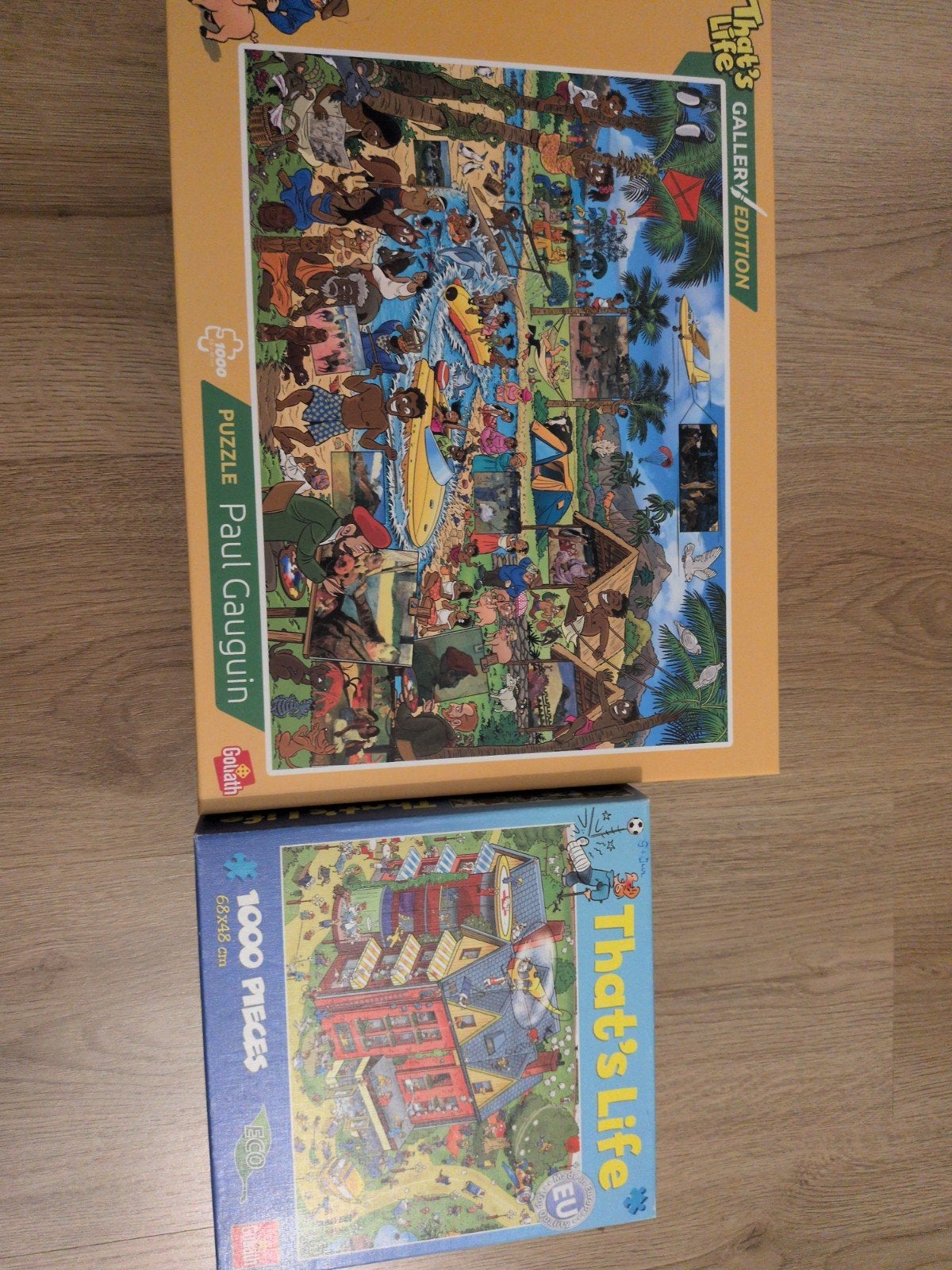 2 That's Life puzzels 1000 stukjes, Ophalen of Verzenden, 500 t/m 1500 stukjes, Zo goed als nieuw, Legpuzzel