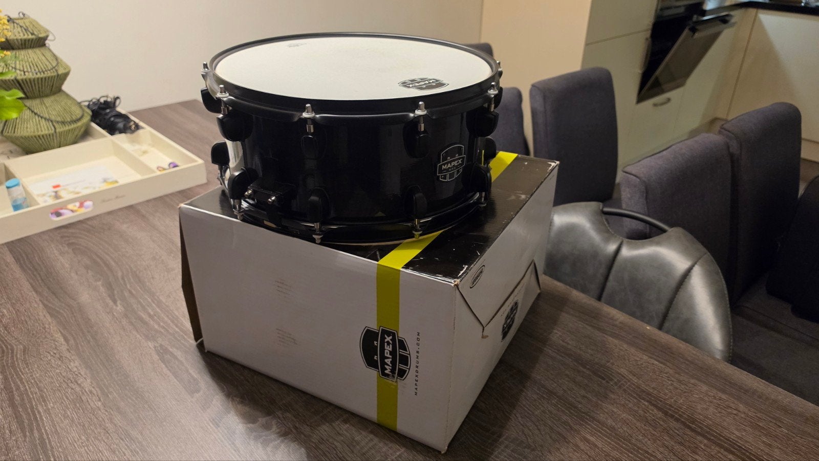 Mapex MPX Snaredrum 14x6.5 Zwart, Ophalen, Zo goed als nieuw, Overige merken