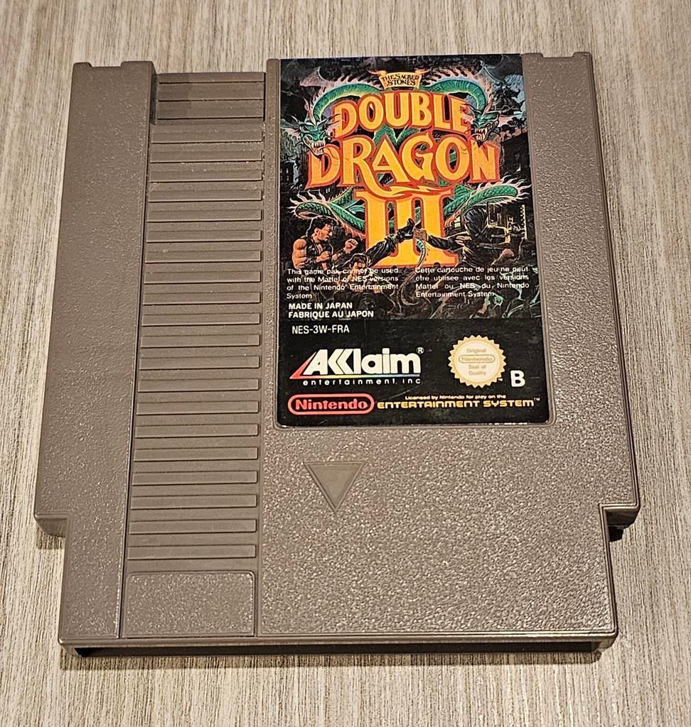 Double Dragon III: The Sacred Stones - NES (PAL), Spelcomputers en Games, Games | Nintendo NES, Gebruikt, Vechten, 2 spelers, Eén computer