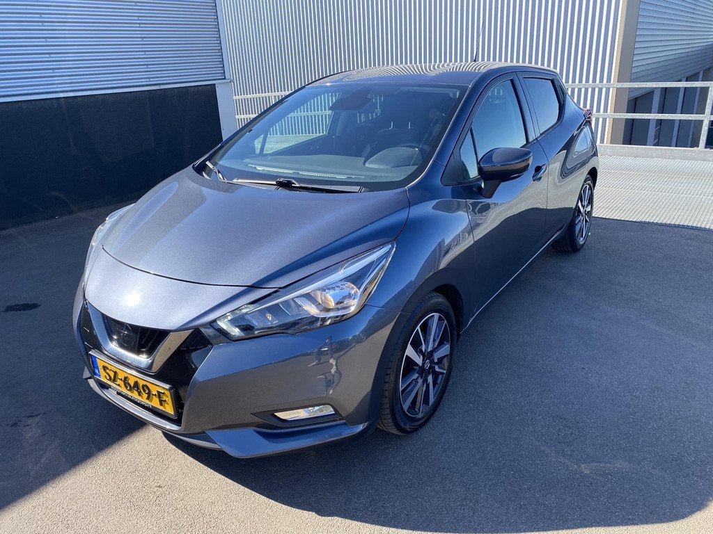Nissan Micra 0.9 IG-T N-Connecta Navigatie, parkeersensoren, Auto's, Nissan, Voorwielaandrijving, 898 cc, Stof, Euro 6