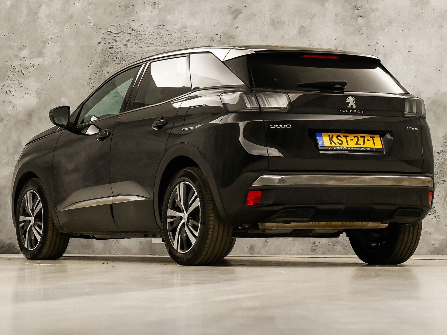 Peugeot 3008 1.6 HYbrid 225 Allure Sport 225Pk Automaat (APP, 12 maanden, Leder en Stof, Zwart, Plug-in hybride