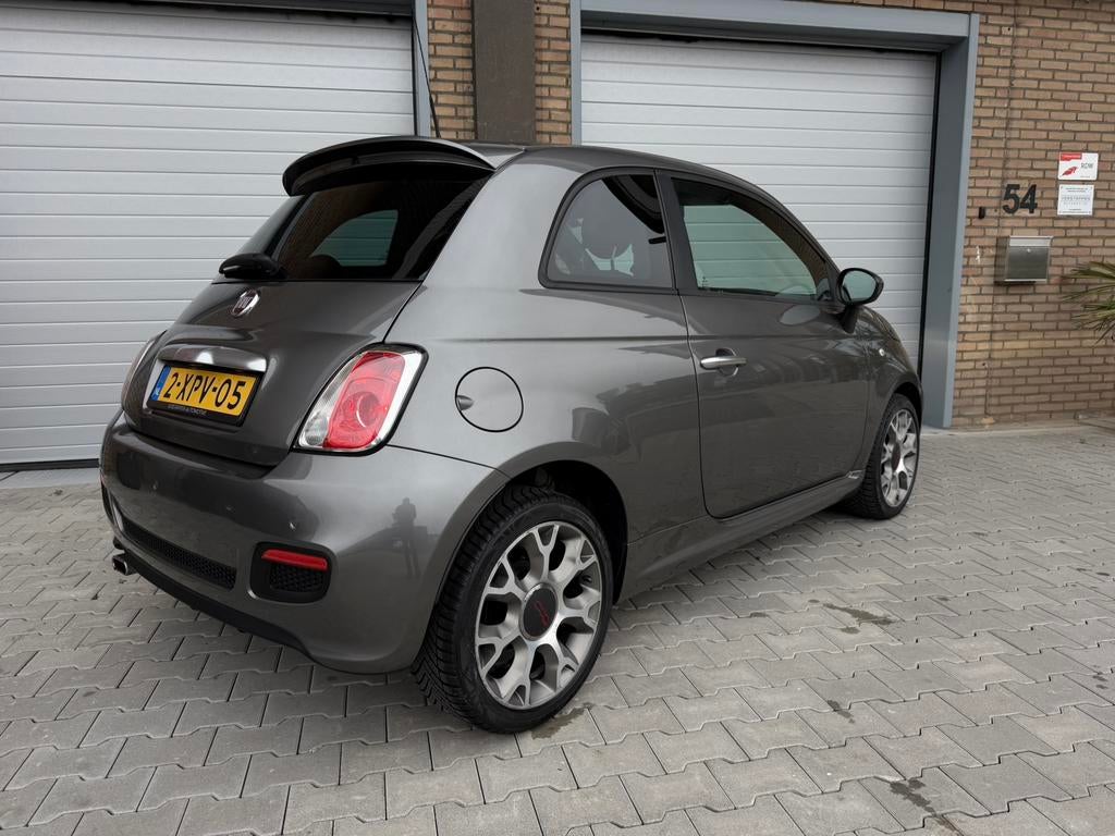 Fiat 500S Sport 0.9 DIGI-DASH LUXE SOUND SYSTEEM NAVI NAP, Auto's, Fiat, Voorwielaandrijving, 31 €/maand, Leder en Stof, Origineel Nederlands