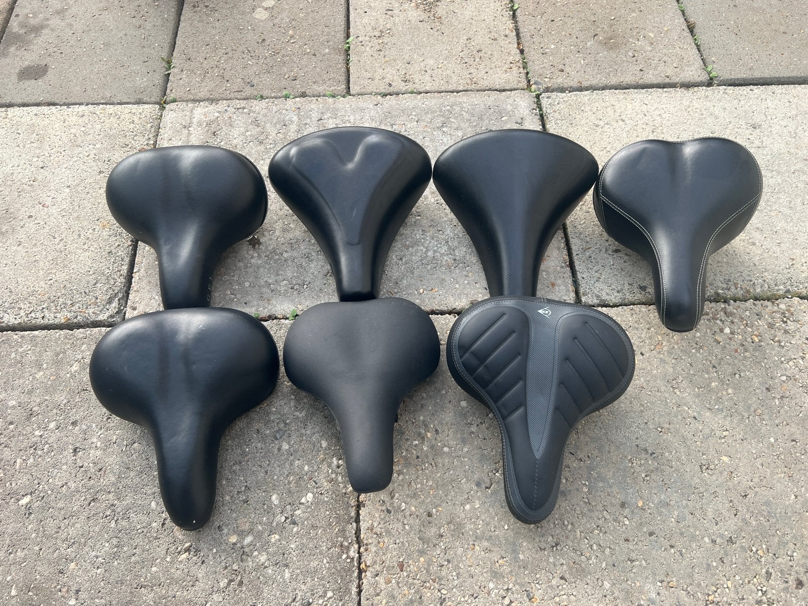 7 stuk Fiets zadels zo goed als nieuwe, Ophalen of Verzenden, Zo goed als nieuw, Bakfiets, Zadel