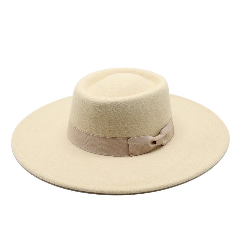 Gele fedora (hoed dames heren zomer jazz retro panama), Verzenden, Nieuw, Hoed