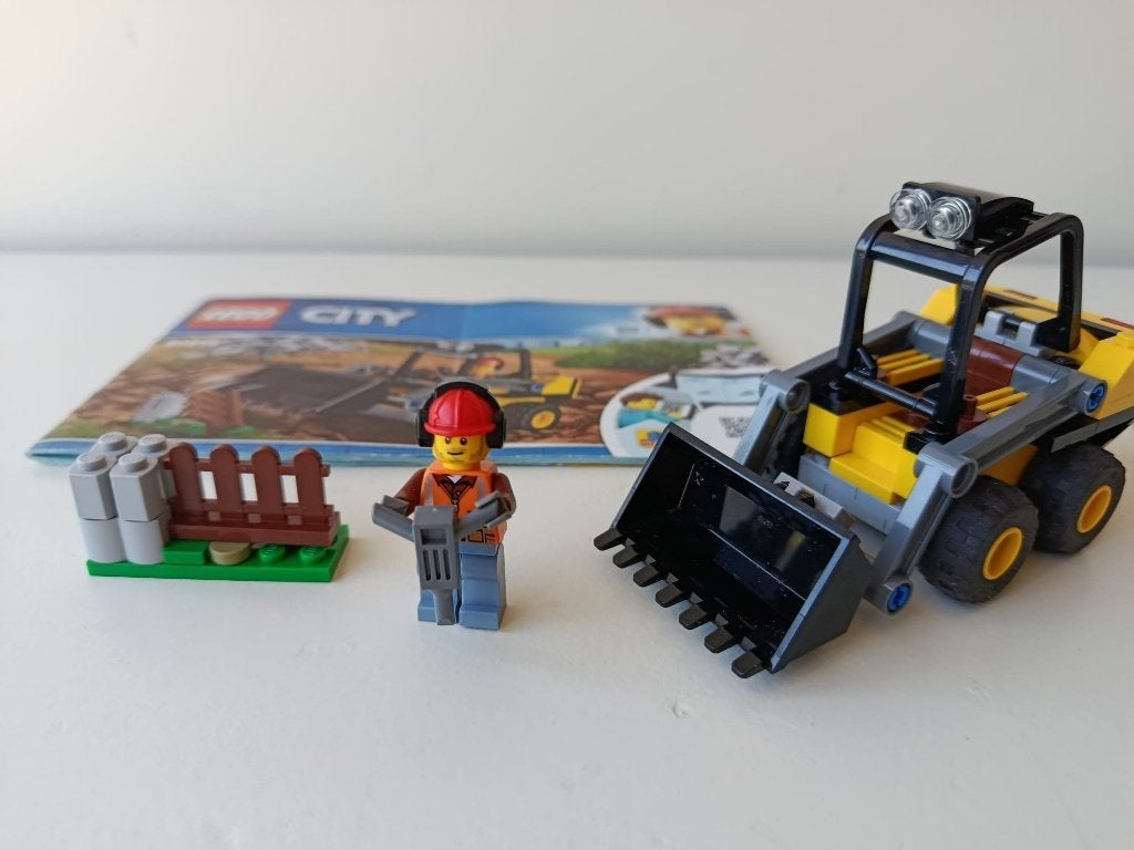 Lego City 60219 Bouwlader minishovel | Compleet, Kinderen en Baby's, Ophalen of Verzenden, Zo goed als nieuw, Inclusief instructies