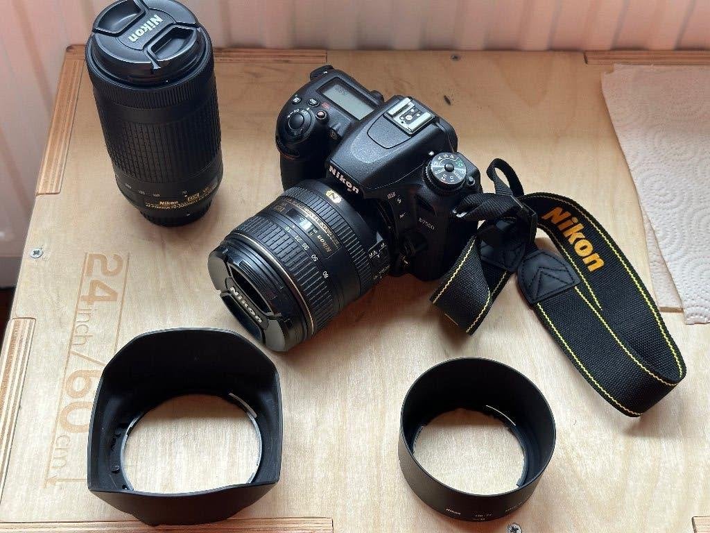 Nikon D7500 set, Ophalen, Gebruikt, Nikon, Geen optische zoom