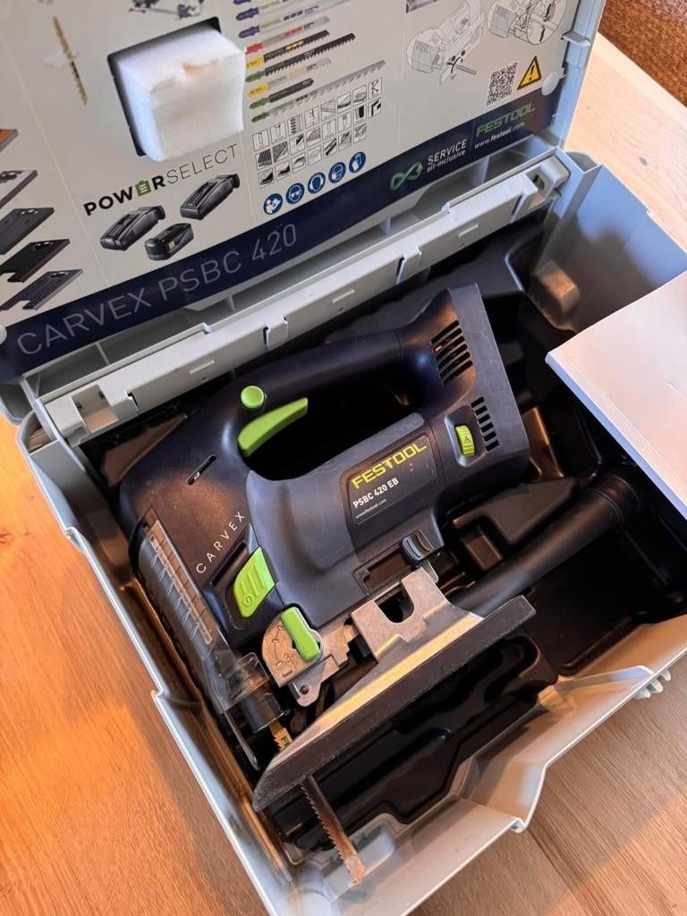 Festool decoupeerzaag - CARVEX PSBC 420, Decoupeerzaag, Ophalen of Verzenden, Zo goed als nieuw, 30 tot 70 mm