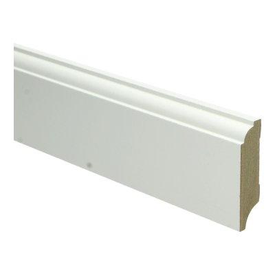 MDF plinten 488cm, wit gegrond diverse diktes en hoogte, Ophalen, Tim, Nieuw, Mdf