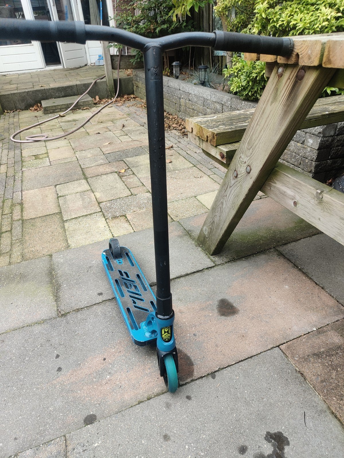 MGP Origin Shredder Stuntstep Blauw/Zwart, Ophalen, Gebruikt, Gewone step, Madd Gear (MGP)