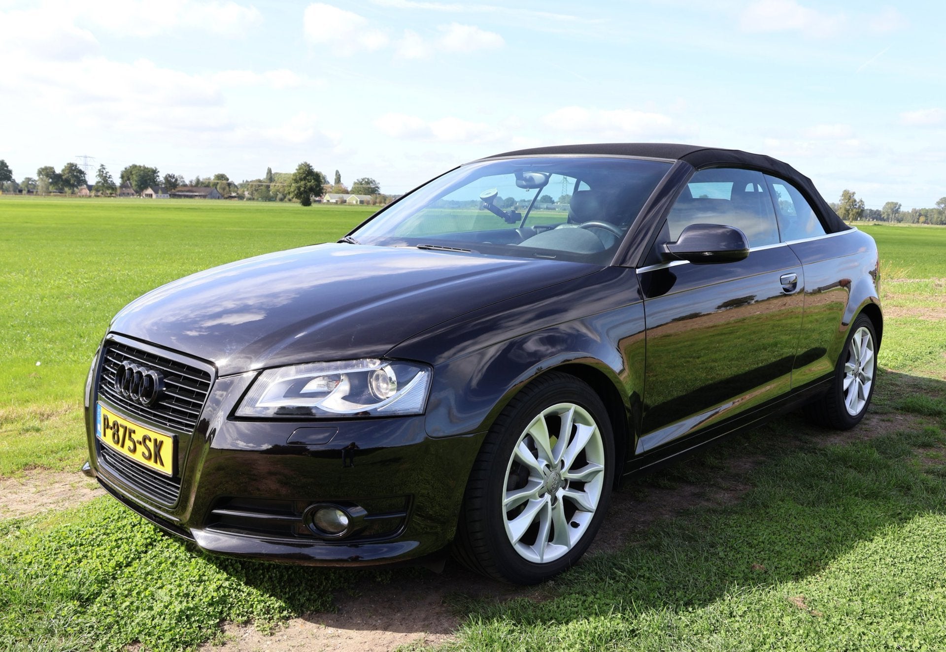 Audi A3 Cabriolet 1.2 TFSI Style|Stoelverwarming|Leer|Xenon|, Auto's, Voorwielaandrijving, Euro 5, Gebruikt, Zwart