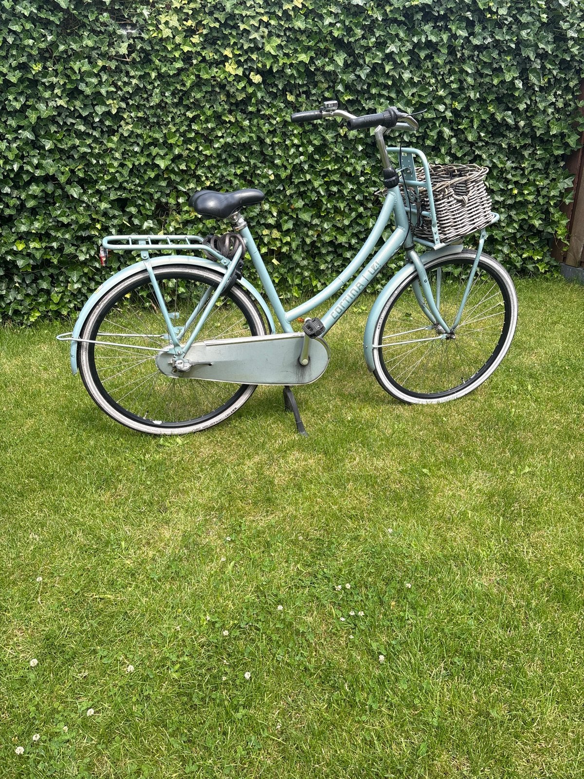 Cortina Damesfiets met mand, framemaat 57, Terugtraprem, Gebruikt, 56 cm of meer, Ophalen