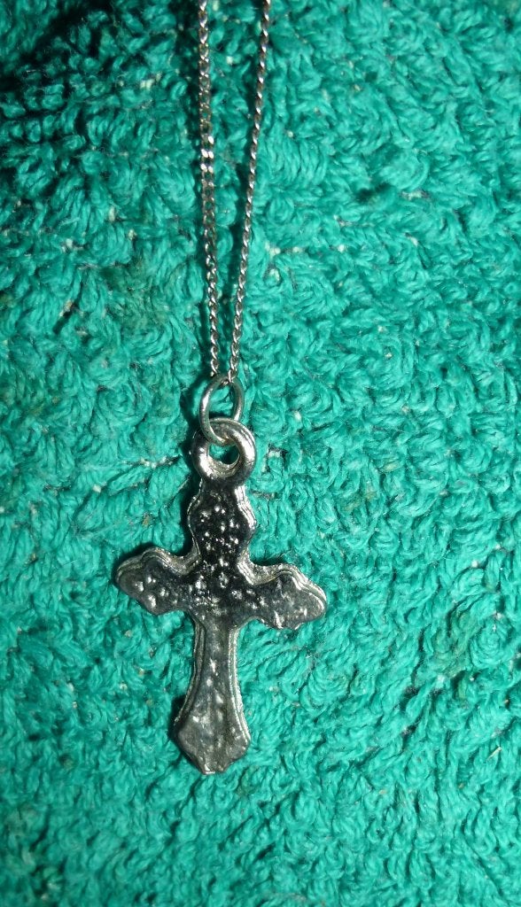 Zilveren ketting Italy corpus Christi s925 plus cadeau, Ophalen of Verzenden, Zo goed als nieuw, Sieraad