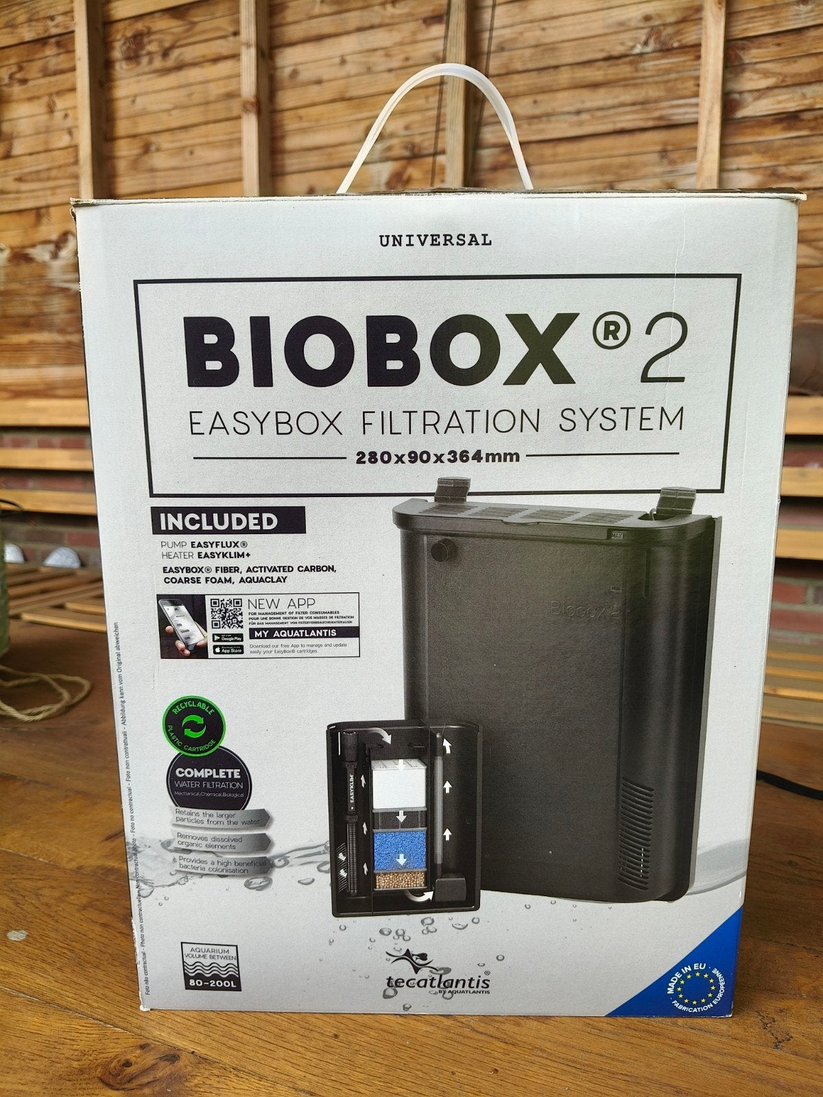 Binnen filter biobox 2 aquatlantis, Ophalen of Verzenden, Zo goed als nieuw, Filter, Aquatlantis