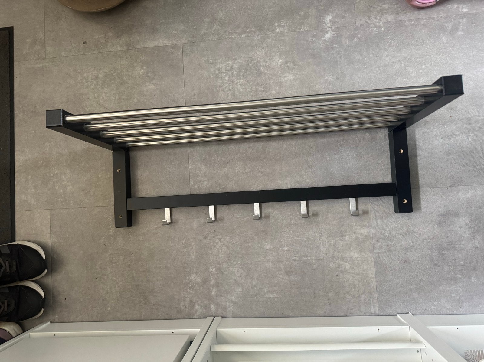 IKEA Knoppäng wandrek met haken, Ophalen, Gebruikt