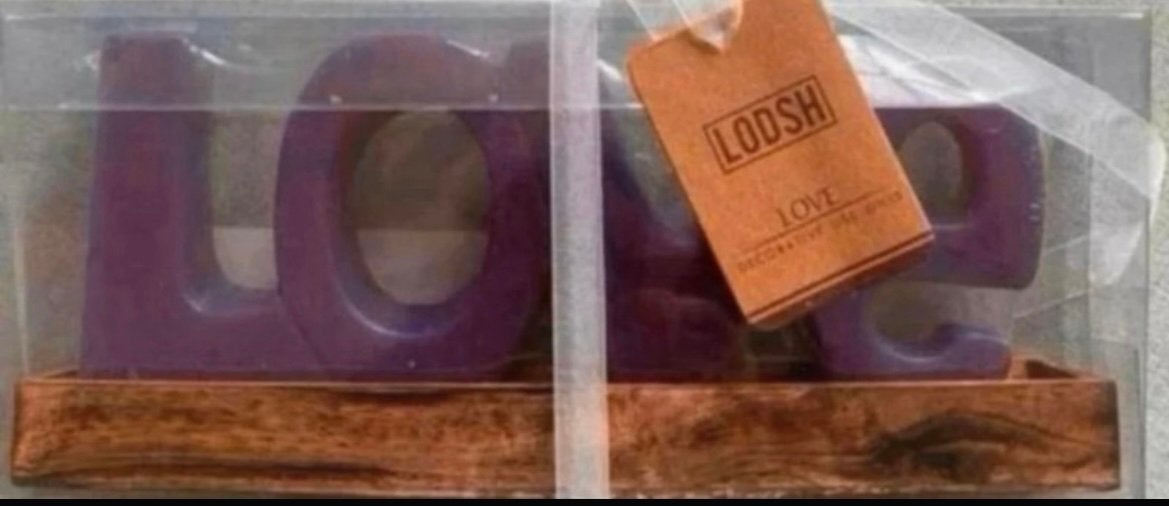 Kaars LOVE - Lodsh nieuw!, Ophalen of Verzenden