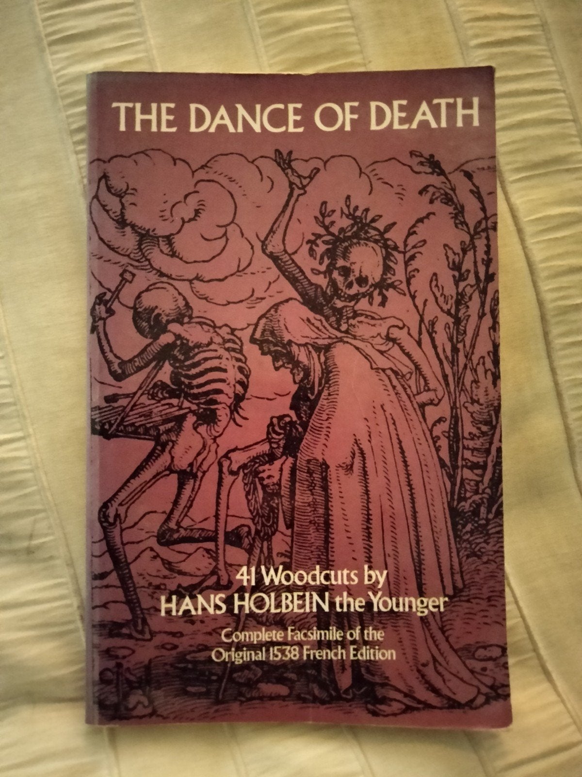 The dance of death 41 woodcuts by Hans Holbein, Ophalen of Verzenden, Gelezen, Spiritualiteit algemeen, Achtergrond en Informatie